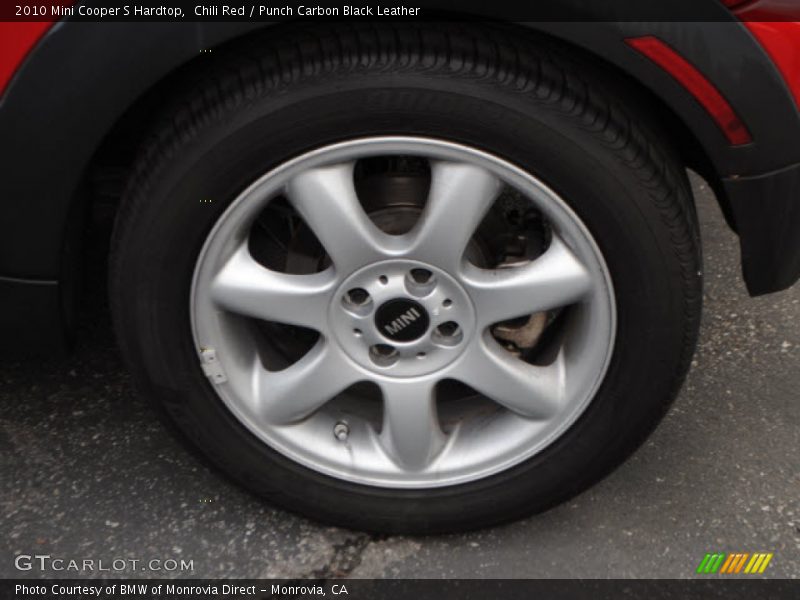 Chili Red / Punch Carbon Black Leather 2010 Mini Cooper S Hardtop