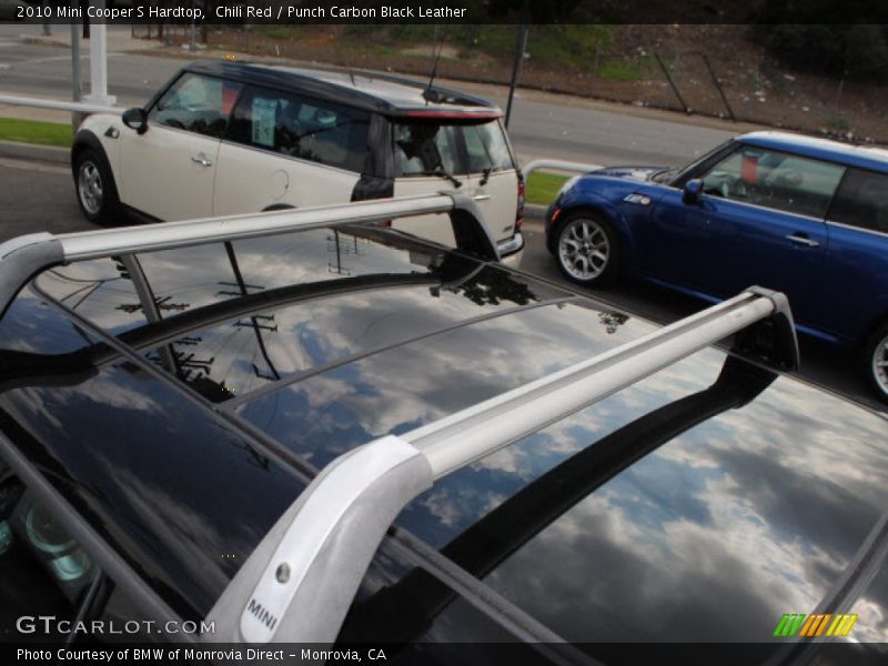 Chili Red / Punch Carbon Black Leather 2010 Mini Cooper S Hardtop