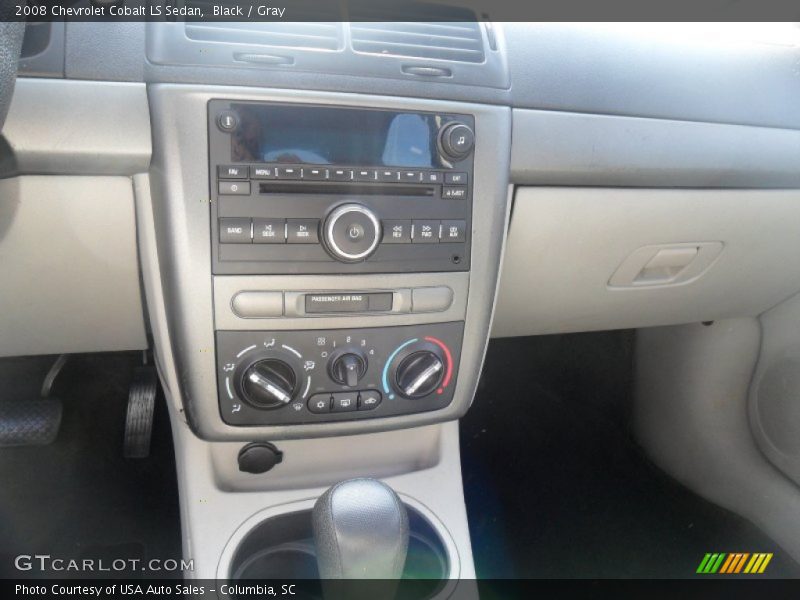 Black / Gray 2008 Chevrolet Cobalt LS Sedan