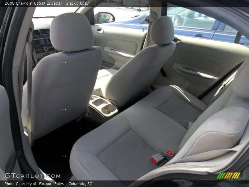 Black / Gray 2008 Chevrolet Cobalt LS Sedan