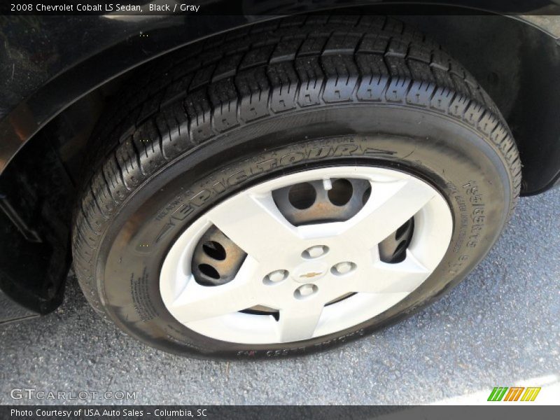 Black / Gray 2008 Chevrolet Cobalt LS Sedan