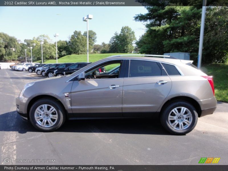 Mocha Steel Metallic / Shale/Brownstone 2012 Cadillac SRX Luxury AWD