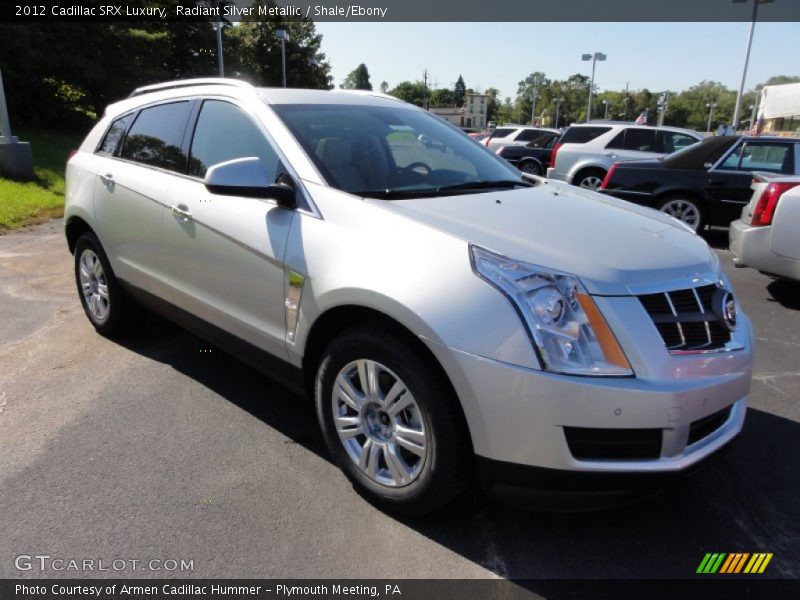 Radiant Silver Metallic / Shale/Ebony 2012 Cadillac SRX Luxury