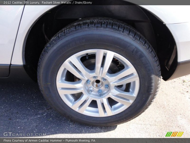 Radiant Silver Metallic / Shale/Ebony 2012 Cadillac SRX Luxury