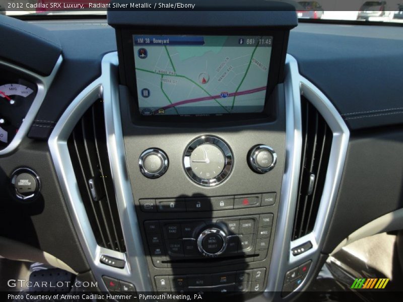 Radiant Silver Metallic / Shale/Ebony 2012 Cadillac SRX Luxury