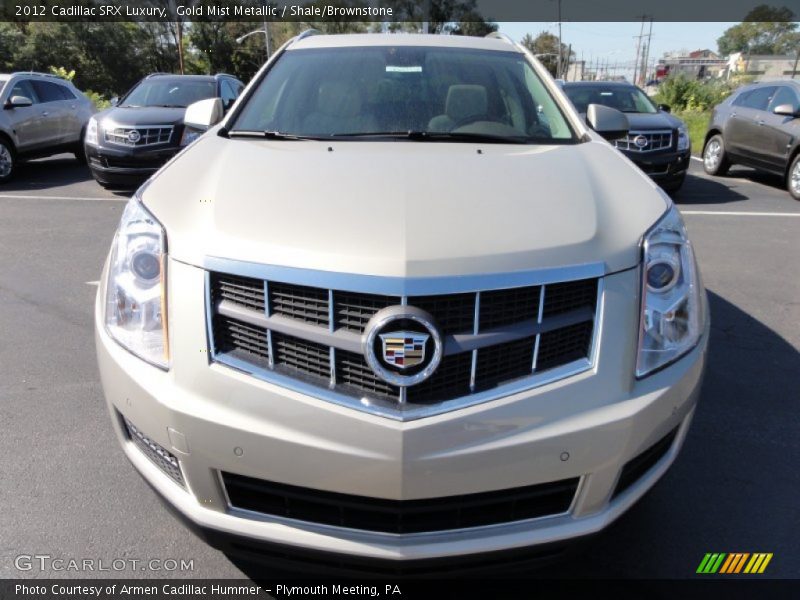 Gold Mist Metallic / Shale/Brownstone 2012 Cadillac SRX Luxury