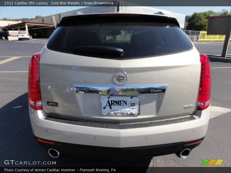 Gold Mist Metallic / Shale/Brownstone 2012 Cadillac SRX Luxury