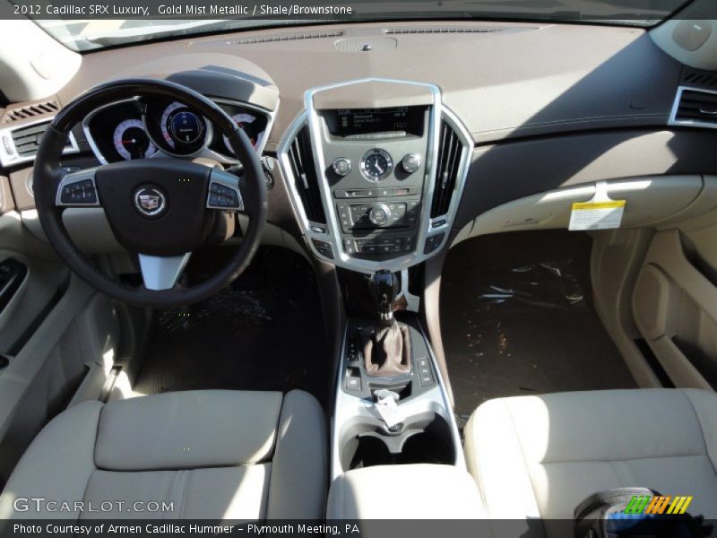 Gold Mist Metallic / Shale/Brownstone 2012 Cadillac SRX Luxury