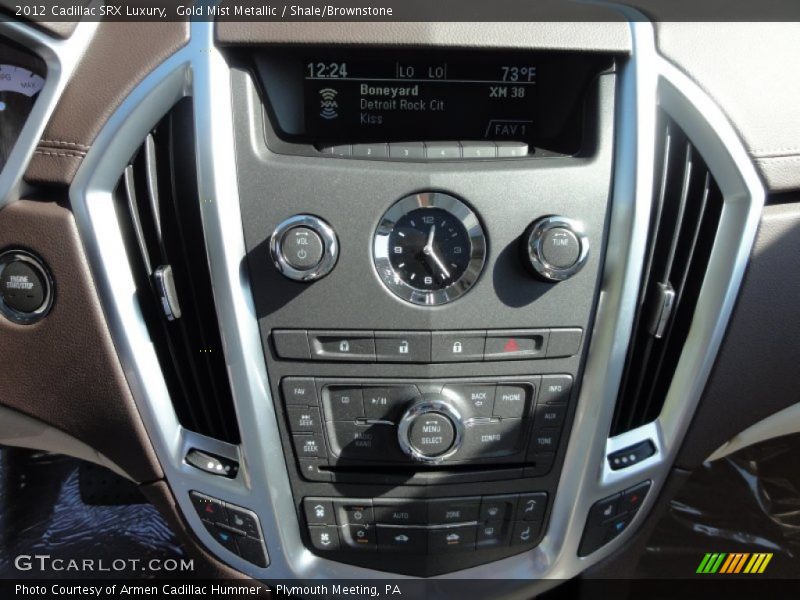 Gold Mist Metallic / Shale/Brownstone 2012 Cadillac SRX Luxury