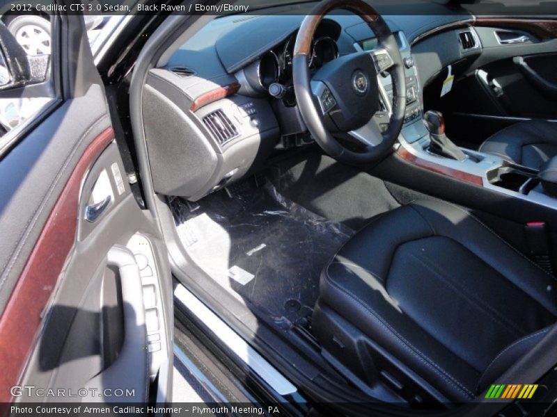 Black Raven / Ebony/Ebony 2012 Cadillac CTS 3.0 Sedan
