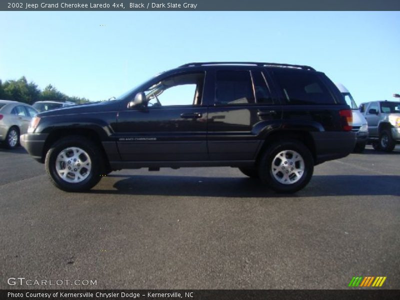 Black / Dark Slate Gray 2002 Jeep Grand Cherokee Laredo 4x4