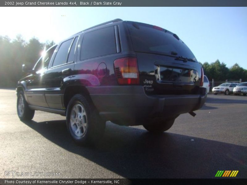 Black / Dark Slate Gray 2002 Jeep Grand Cherokee Laredo 4x4