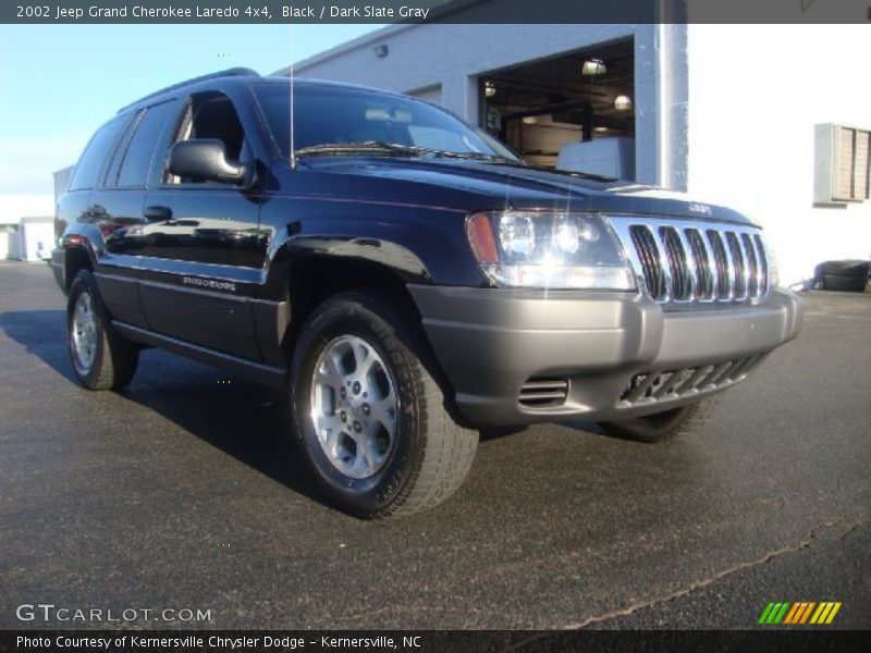 Black / Dark Slate Gray 2002 Jeep Grand Cherokee Laredo 4x4