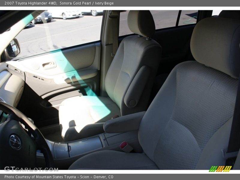 Sonora Gold Pearl / Ivory Beige 2007 Toyota Highlander 4WD