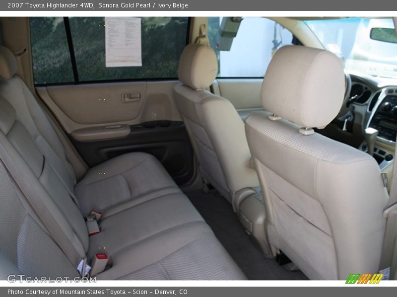 Sonora Gold Pearl / Ivory Beige 2007 Toyota Highlander 4WD