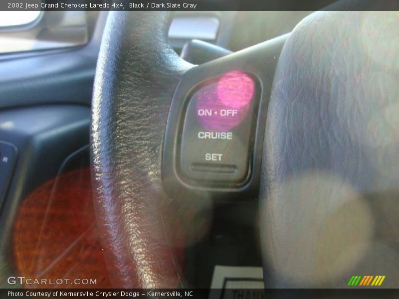 Black / Dark Slate Gray 2002 Jeep Grand Cherokee Laredo 4x4