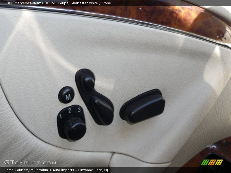 Alabaster White / Stone 2006 Mercedes-Benz CLK 350 Coupe