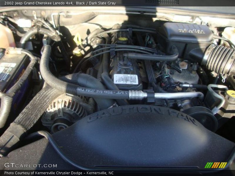 Black / Dark Slate Gray 2002 Jeep Grand Cherokee Laredo 4x4