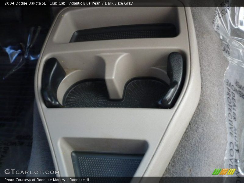 Atlantic Blue Pearl / Dark Slate Gray 2004 Dodge Dakota SLT Club Cab
