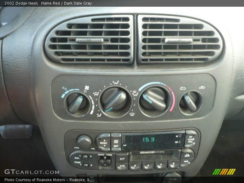 Controls of 2002 Neon 