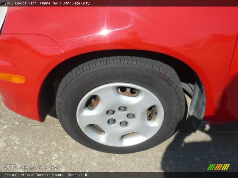 Flame Red / Dark Slate Gray 2002 Dodge Neon