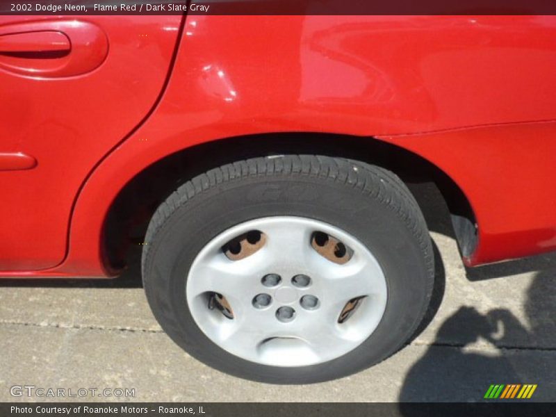 Flame Red / Dark Slate Gray 2002 Dodge Neon