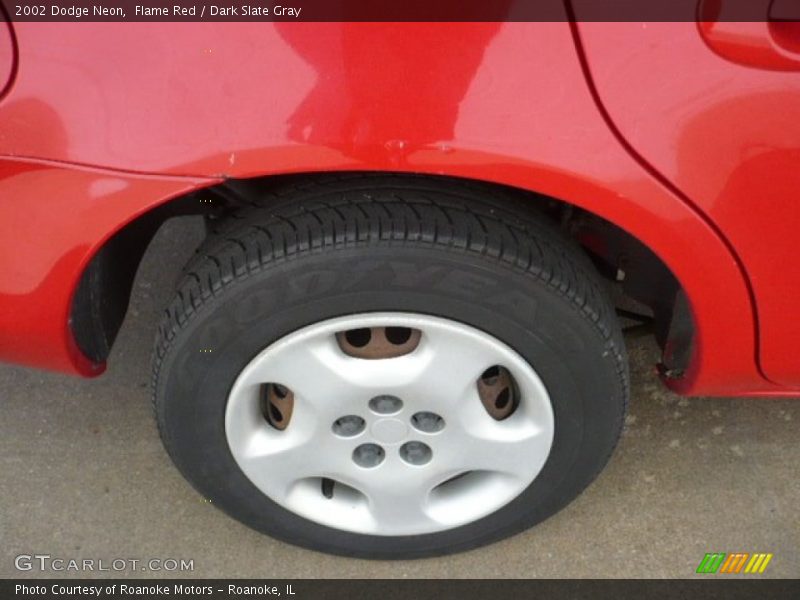 Flame Red / Dark Slate Gray 2002 Dodge Neon