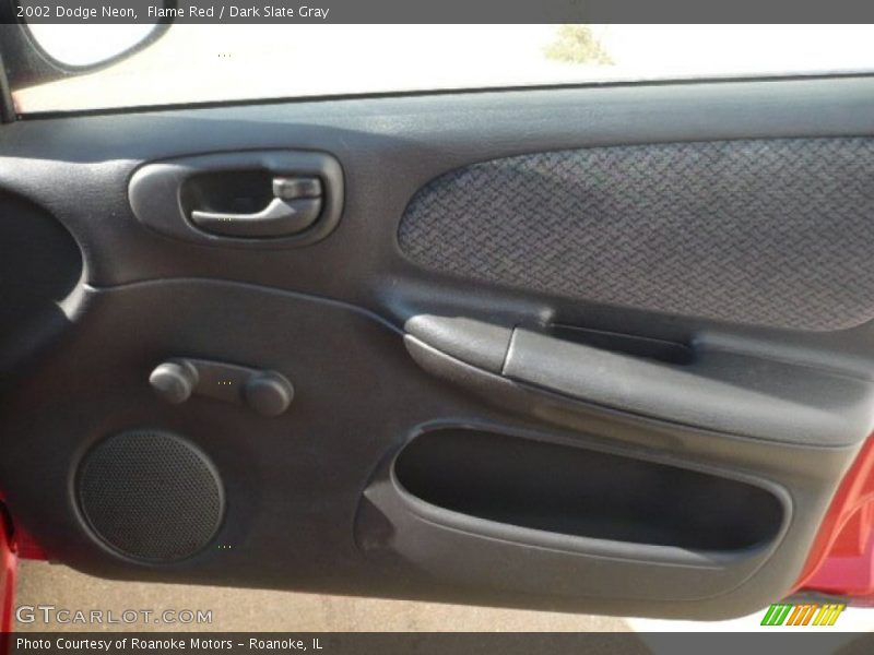 Flame Red / Dark Slate Gray 2002 Dodge Neon