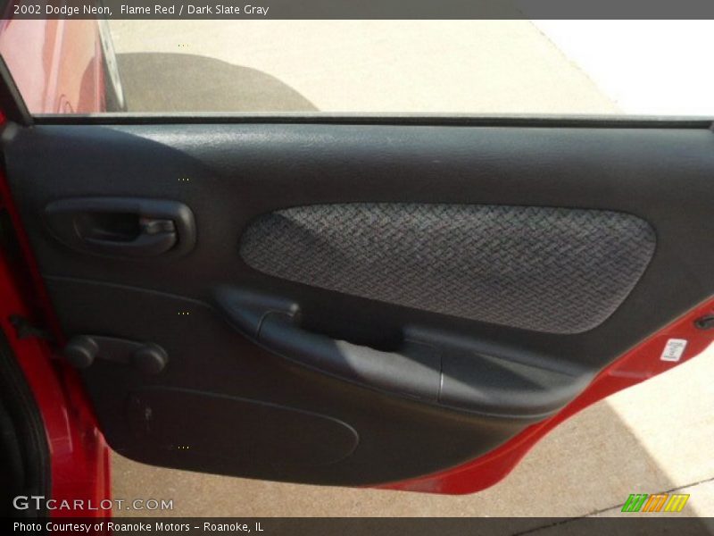 Flame Red / Dark Slate Gray 2002 Dodge Neon