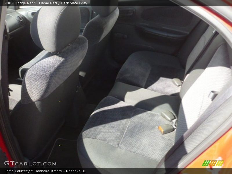 Flame Red / Dark Slate Gray 2002 Dodge Neon
