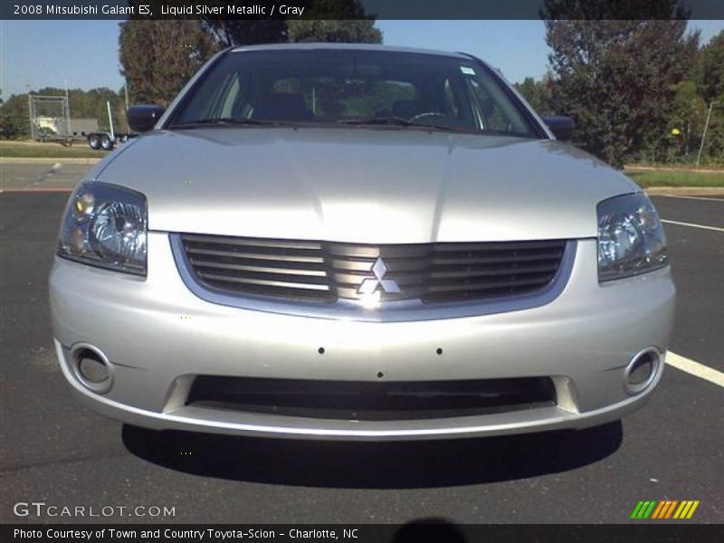 Liquid Silver Metallic / Gray 2008 Mitsubishi Galant ES
