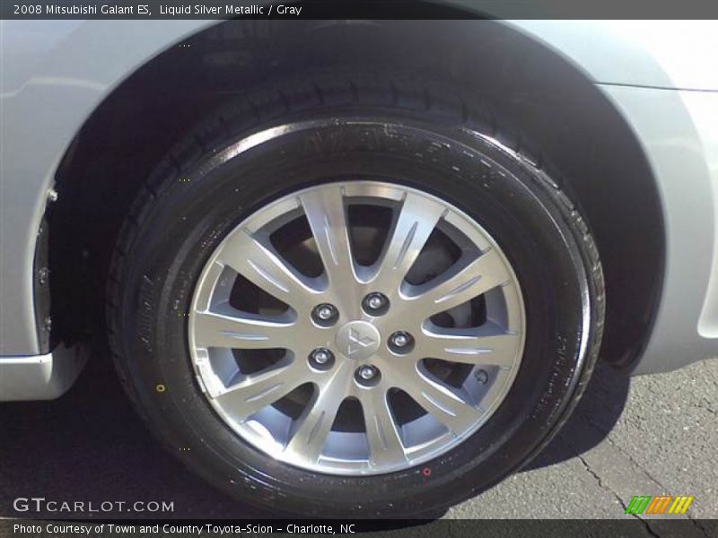 Liquid Silver Metallic / Gray 2008 Mitsubishi Galant ES