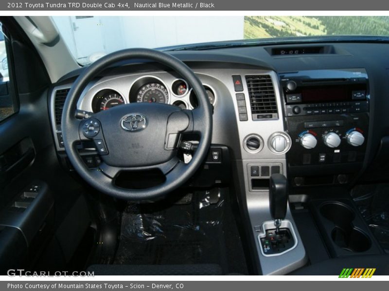 Nautical Blue Metallic / Black 2012 Toyota Tundra TRD Double Cab 4x4