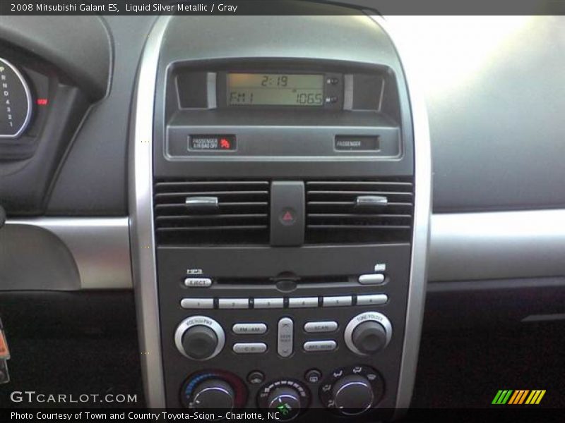 Liquid Silver Metallic / Gray 2008 Mitsubishi Galant ES