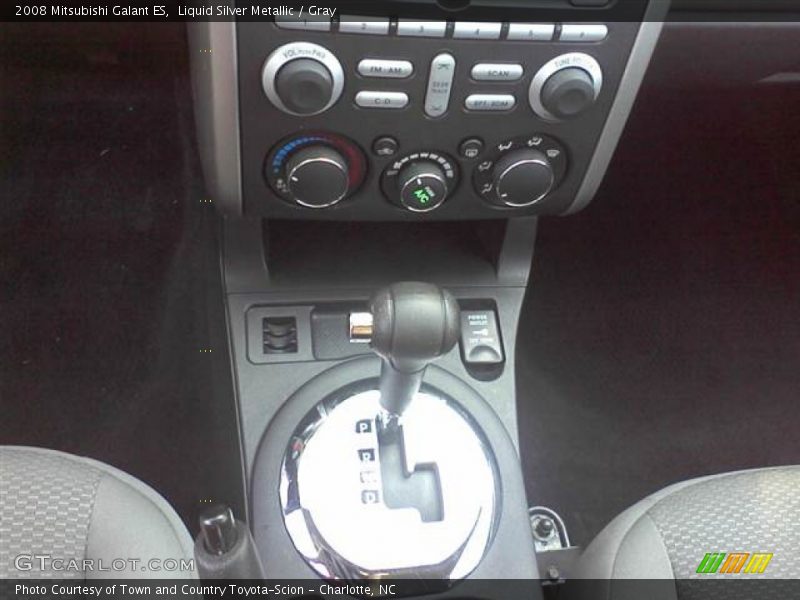 Liquid Silver Metallic / Gray 2008 Mitsubishi Galant ES
