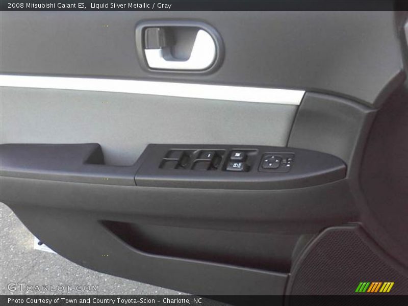 Liquid Silver Metallic / Gray 2008 Mitsubishi Galant ES