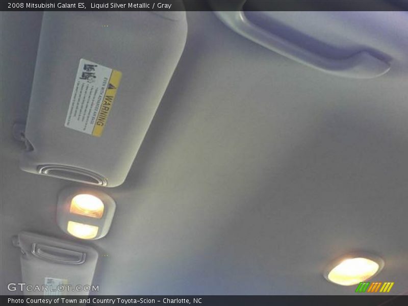 Liquid Silver Metallic / Gray 2008 Mitsubishi Galant ES