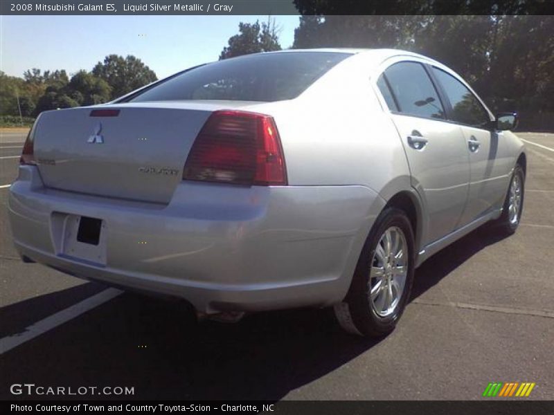 Liquid Silver Metallic / Gray 2008 Mitsubishi Galant ES