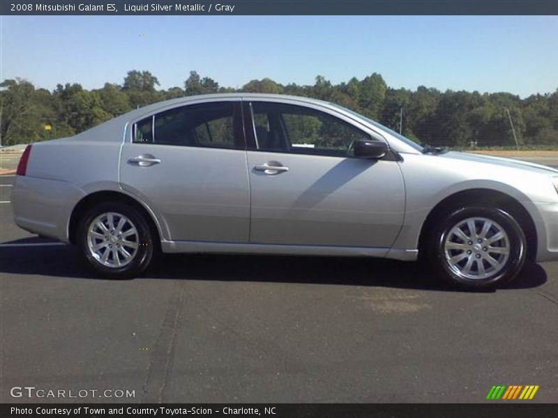 Liquid Silver Metallic / Gray 2008 Mitsubishi Galant ES