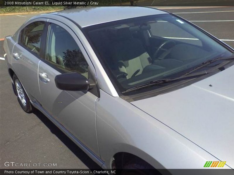 Liquid Silver Metallic / Gray 2008 Mitsubishi Galant ES