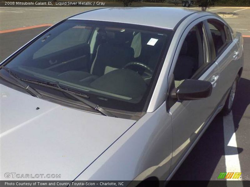 Liquid Silver Metallic / Gray 2008 Mitsubishi Galant ES