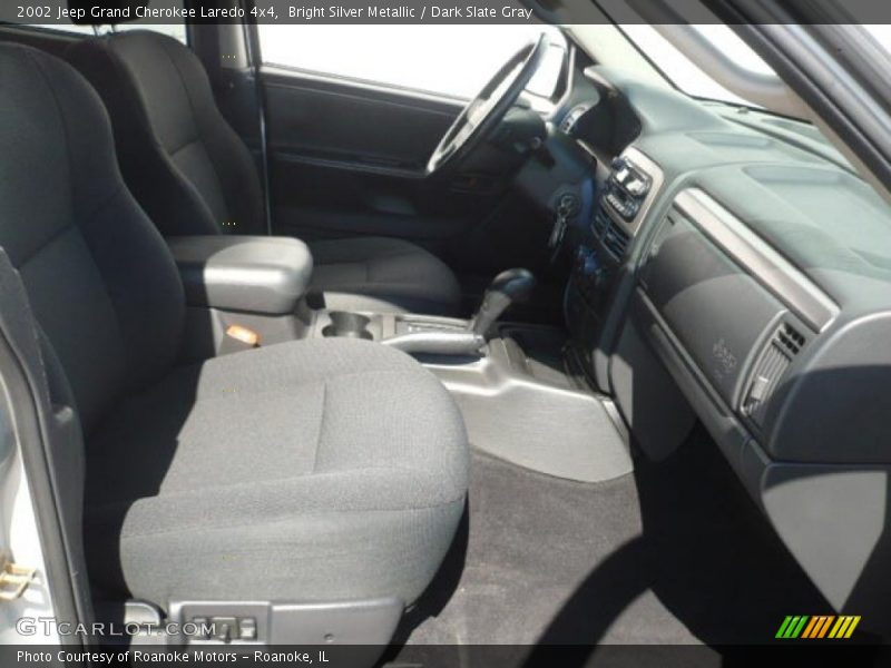 Bright Silver Metallic / Dark Slate Gray 2002 Jeep Grand Cherokee Laredo 4x4
