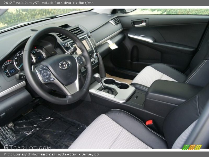  2012 Camry SE Black/Ash Interior
