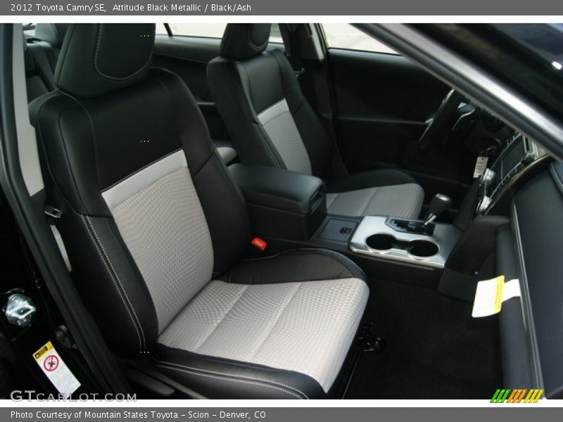  2012 Camry SE Black/Ash Interior