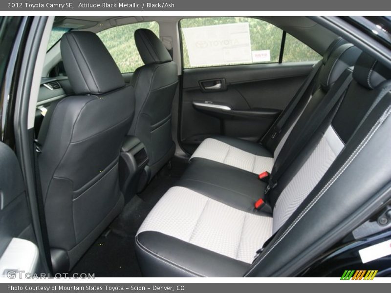  2012 Camry SE Black/Ash Interior