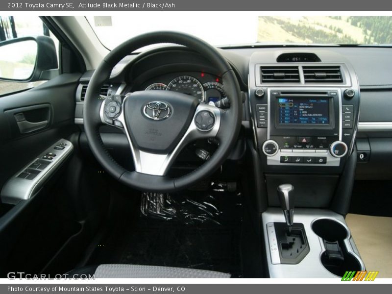Attitude Black Metallic / Black/Ash 2012 Toyota Camry SE