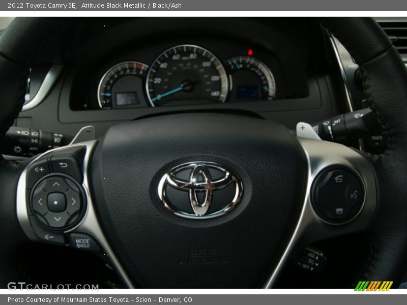 Attitude Black Metallic / Black/Ash 2012 Toyota Camry SE