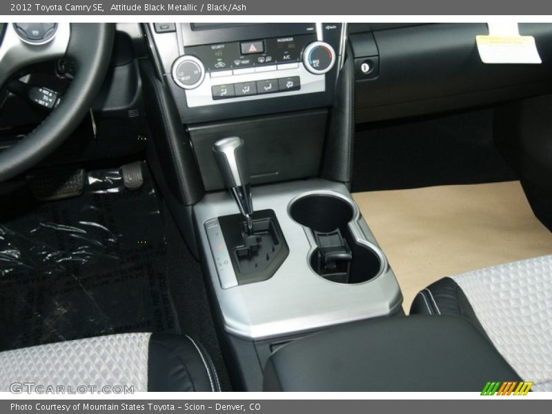 Attitude Black Metallic / Black/Ash 2012 Toyota Camry SE