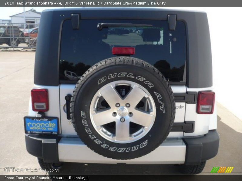 Bright Silver Metallic / Dark Slate Gray/Medium Slate Gray 2010 Jeep Wrangler Sahara 4x4