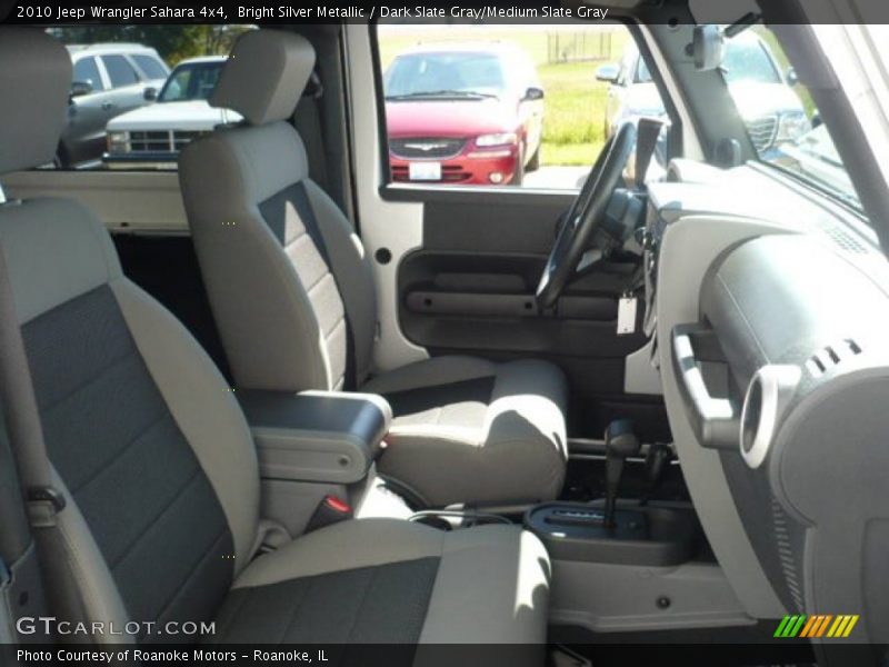 Bright Silver Metallic / Dark Slate Gray/Medium Slate Gray 2010 Jeep Wrangler Sahara 4x4